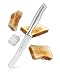 Produktbild RÖSLE Frühstücksmesser Basic Line - 11 cm, hochwertiges Buttermesser, Brotzeitmesser für Brötchen und Brot, Klingenspezialstahl, ergonomischer silberner Griff, scharfes Küchenmesser für die Küche