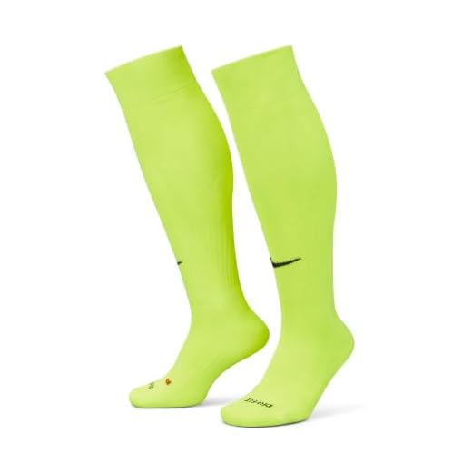 Nike Erwachsene Classic II Cushion Fußballstutzen, Volt/Black, L/EU 42-46