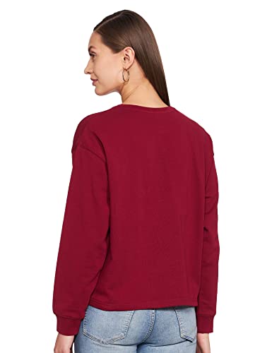 Image of Levi's Women's Cotton Regular Fit Styled Crew Neck Sweatshirt