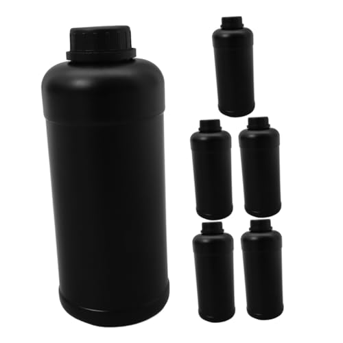 SOLUSTRE 6pcs Plastic Bottles For Ink Refillable Bottles Chemical Bottle Liquid Medicine Bottle Liquid Sample Seal Container Chemical Reagent Bottles