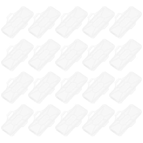 Soporte identificador resistente para cables con caja transparente de 100u