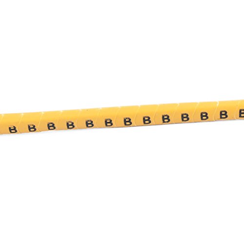 Marcador de Cable PVC Flexible 2m Amarillo miniatura 2