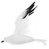 🕊🕊🕊【Mobile suspendu en forme de mouettes】Ornement suspendu en forme de mouette extrêmement réaliste, fabriqué à partir d'artificiel et de mousse, durable et esthétique. Pendentif créatif en forme de mouette, modèle de décoration émulationnelle, conception de mouette artificielle, ornement suspendu pour fête de mariage