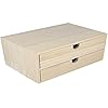 Artemio Massief houten unitladen, 24 x 16 x 13,3cm, Beige, 24 x 16 x 13,3 cm