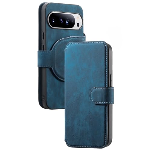 pixel8A 用 ケース 手帳型 magsafe対応 磁気ポケット 分離可能 財布型 耐衝撃 ピクセル8A ケース マグセーフ対応 スタンド機能 ワイヤレス充電対応 カード収納 ウォレットケース取り外し可能な磁気携帯電話プロテクター 全面保護