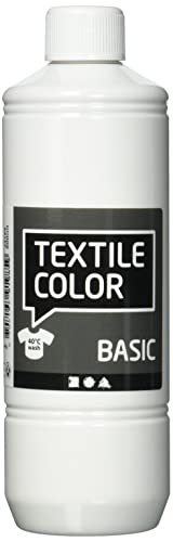 Textile Paint, White, 500ml