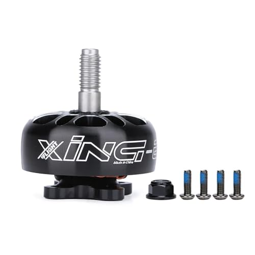 SPARKHOBBY XING-E Pro 2306 1700KV 6S 2450KV 4S Brushless Motor with 4mm Shaft for IFlight for 5-6inch Propeller RC Freestyle Racing Drone Parts (1pc 2306 1700kv)