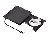 MorNon External DVD Drive 14.7 * 14.4 * 1.5cm DVD Laufwerk USB 3.0 für Laptops Portable CD DVD-RW Brenner