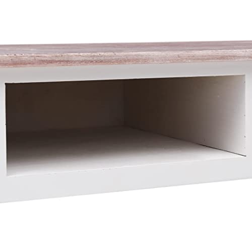 Bureau pour petit espace en bois marron robuste et compact