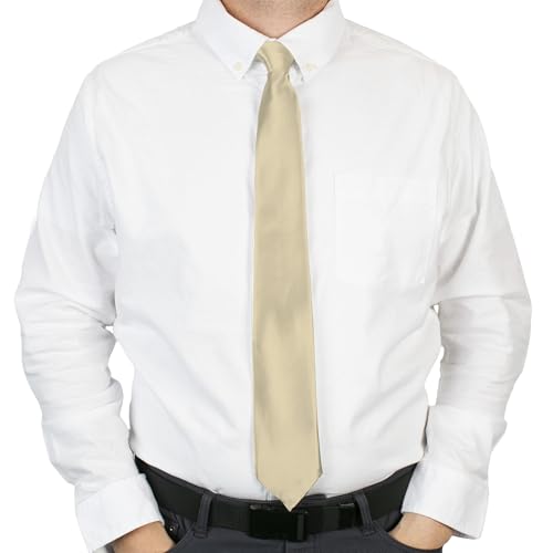 Cravate brun clair Buckle-Down longueur standard pour le bureau - 2
