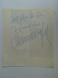  Original Autogramm auf Papierausschnitt
