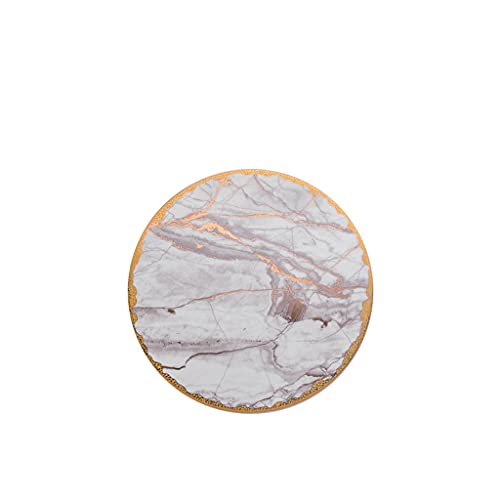 Plateau de rangement de bureau motif marbre de 12 pouces pour la maison