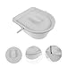 FOMIYES Portable Toilet Chamber Pot Lid for Adults Lightweight Household Spittoon for Indoor Use Easy to Clean Wear-Resistant Plastic for Disabled and Elderly