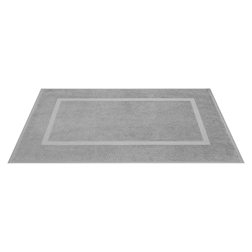 Cotton Paradise Badematten aus 100% Baumwolle für Badezimmer, 2 Stück, 86,4 x 50,8 cm, Badematte für Badezimmer, weich, saugfähig… – Ansicht 6