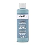 Martha Stewart, Craft Paint, Slate Gray, 8 fl oz Premium Satin Finish Paint, Perfect For Easy To Apply DIY Arts And Crafts, 68693