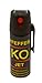 BALLISTOL 24430 Pfeffer-KO Jet 50ml Spray – Verteidigungsspray gegen Tiere – Abwehrspray 5m Sprühweite - Panikverschluss
