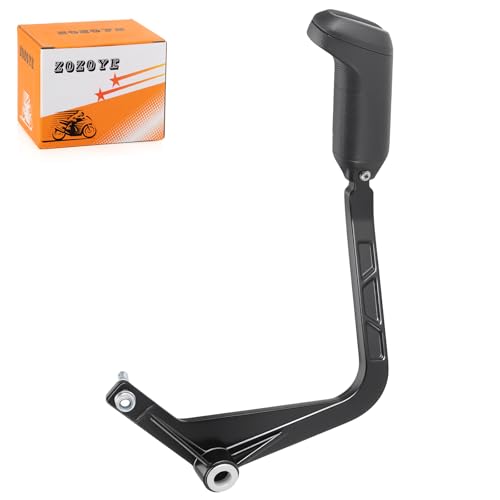 Image of Shift Lever Cast Matte Black & Knob Kit for Polaris Ranger 1000 Crew XP PRO XD 2018-2025 5639439-458 5634266-458 5633821-458