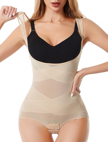 Cephermer Shapewear Bodysuit for Women Tummy Control Butt Lifter Trainer Postpartum Stomach Body...