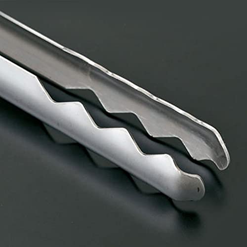 Pinzas de Cocina Pinzas para Alimentos de Acero Inoxidable, con Mango de Madera, para Cocina de Barbacoa, tamaño: 40,5 cm, Fuerte y Resistente