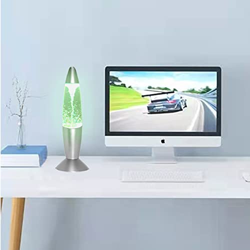 Docomin 14" Tornado Lava Lamp Led Red Pink Purple Blue Multiple Colors Changing For Girls Boys Kids And Adults Cool Lamp Glitter Lava Lamp With Usb Cable/Batteries Room Decor For Teen Girls #TOP4