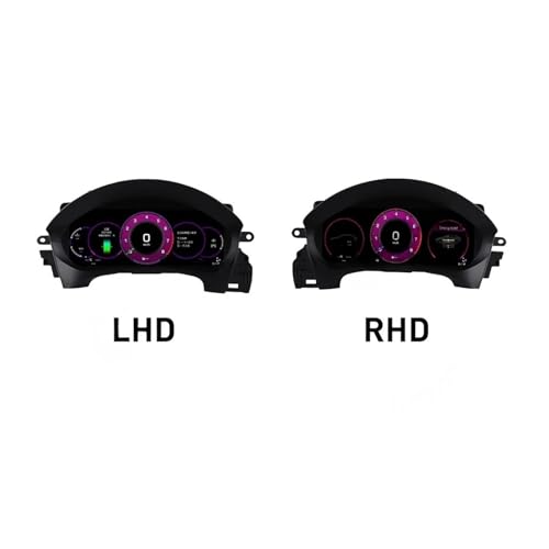Cabina virtual Porsche Macan 2014-2025: panel de instrumentos de lujo con pantalla LCD 6