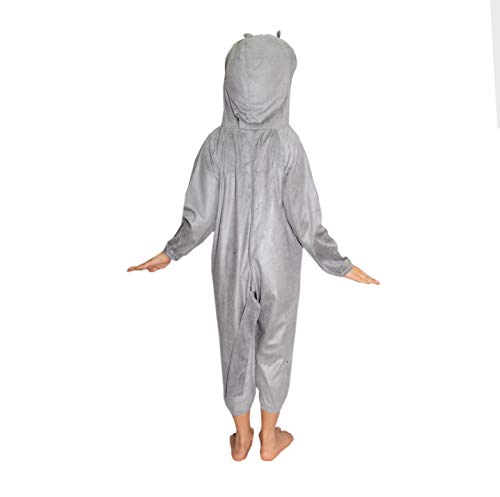 Image of Kaku Fancy Dresses Squirrel Animal Costume for Kids - Grey, 3-4 Years | Animal Fancy Dress for Boys & Girls