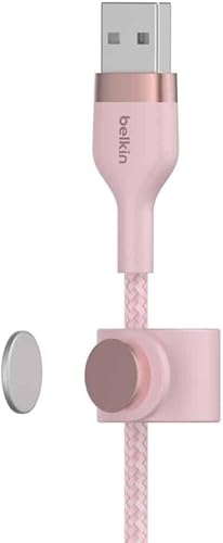 Miniatura 6 de Belkin BoostCharge Pro - Paquete de 2 cables USB trenzados flexibles tipo A a Lightning (3M10FT), certificación de carga MFi compatible con iPhone