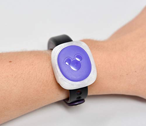 Luke3Dp Watch Adapter Compatible With Disney Magic Band/Narrow Band Fitness Trackers (Blue) #TOP1