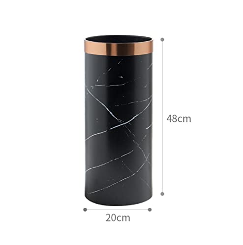Porte-parapluie moderne en PVC effet marbre pour entrée chic - 3