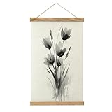 Matériau de qualité supérieure : fabriqué à partir de bois de hêtre haute densité et de toile haute définition, cette décoration murale offre une durabilité et une texture exquise pour un affichage durable