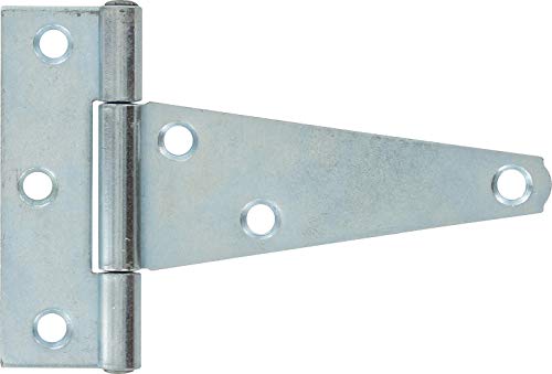 Hardware Essentials 851673 Heavy Duty T-Hinges Zinc 4" #TOP20