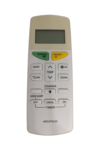 Image of AMAZOR ARC70A22 Ac Remote- Model 132 B 132B ARC470A22 Compatible with Daikin Ac Remote Original | Suitable for 1 | 1.2 | 1.3 | 1.5 | 1.8 | 2 | 2.2 | 2.5 | 3 Ton Split and Window Air Conditioner