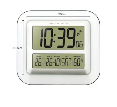 Technoline - WS8006 Radio Controlled Wall Clock (DCF-77 signal German Version)