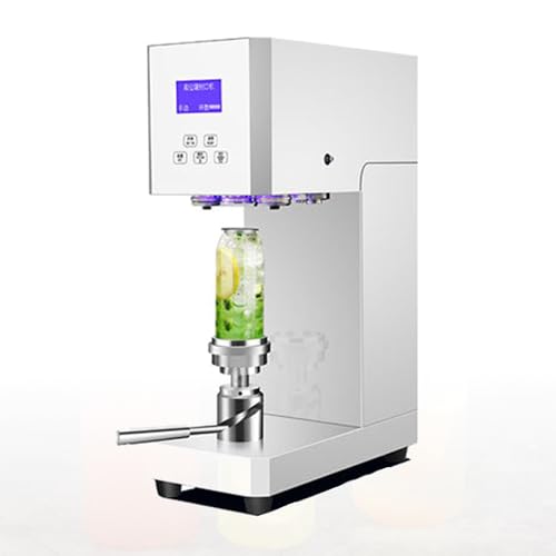 Máquina selladora automática de latas, sellador eléctrico comercial para latas de aluminio y plástico, ideal para el hogar, cafetería, restaurante y tiendas de bebidas
