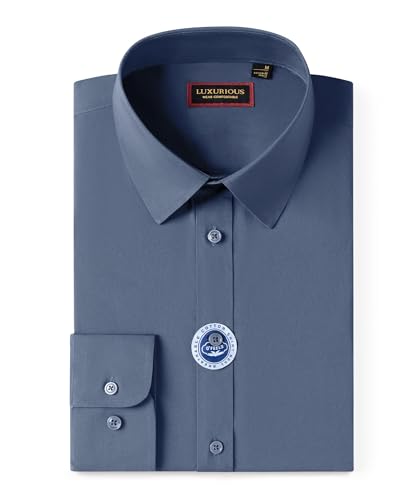 Mens Dress Shirts Long Sleeve Dress Shirts for Men Cotton Button Down Shirt Regular Big and Tall Dress Shirts3