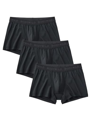 【Amazon.co.jp限定】グンゼ BODYWILD ボクサーパンツ インフルエンサー Takahiro Kawashimaコラボ 3枚セット 前とじ