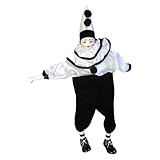 Affichez cette poupée clown sur votre bureau ou votre étagère pour créer une jolie ambiance