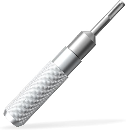 SDS Plus to SDS Max Adapter, Heavy Duty Alloy Steel Rotary Hammer Drill Converter, Quick Change Drill Bit Extension for Concrete, Masonry and Demolition Work