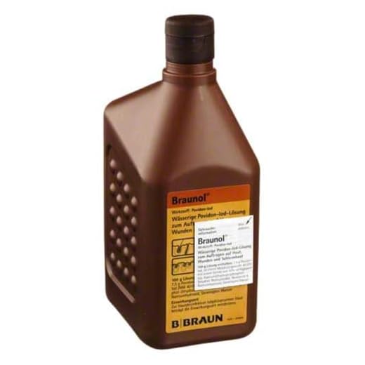 PARISOL 101815-20 Desinfektionsspray, 200 ml, Blau 5 Braunol Lösung alkoholfreies Antiseptikum, 1000 ml Lösung