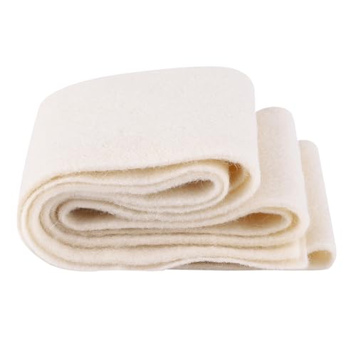 MIDI-Learn Everything for All Felt Instruments 5 Dilwe Piano Pedal Felt Beige Wool Musical Instruments Repair Parts Wear- Accessory, Piano Muffler Felt Piano Mute Rail Felt Strip Piano Weak Sound Felt for Piano Accessory