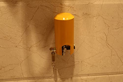 Faucet Lock, Multi-Purpose Protective Cover For Tap Faucet And Valve Outdoor,Tap Lock Padlock Outdoor Faucet Locking Anti-Theft System (Style A - Small Opening（Yellow）) #TOP7