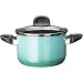 Produktbild Silit Modesto Line Kochtopf, hoch 20cm, Glasdeckel, Fleischtopf 3,7l, Silargan Funktionskeramik, Topf Induktion, grün