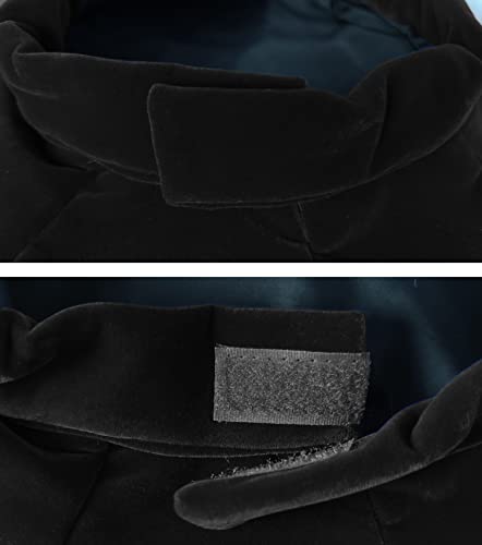 image for MyGradDay Doctoral Graduation Tam 8 Sides Doctorate Cap PhD Blue/Black