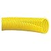 Corrugated Loom Tubing, 0.25x100ft L, Yl