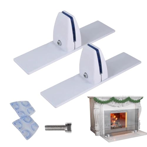 Pies de pantalla para chimenea con soporte vertical estable de 20cm 8