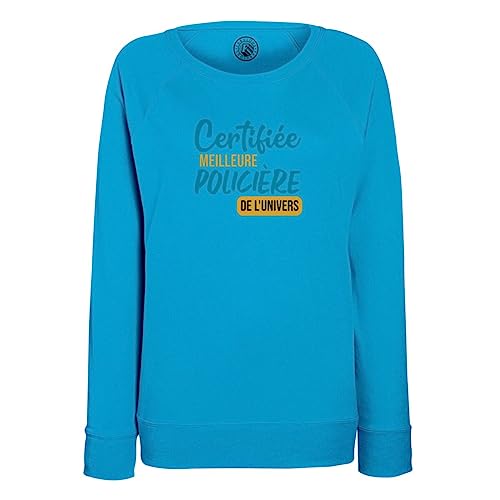 Sweatshirt femme police vêtement gendarmerie pull humoristique pour policière
