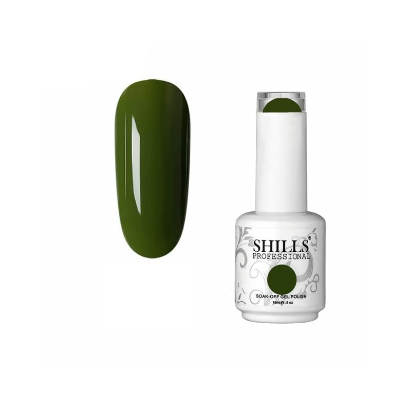 Image of SHILLS PROFESSIONAL UV /LED Soak Off Gel Polish (Gel Nail Polish) Nail Art Nail Polish Color Shade 188, Glossy Finish, 15ml