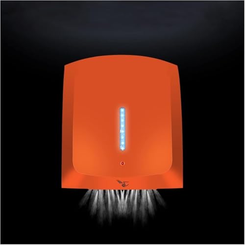 Commercial Hand Dryer, Induction Hotel Household Bathroom Blow The Phone Dry Hands Hand Dryer Hot and Cold Switching Punch-Free Installation(Army Green)