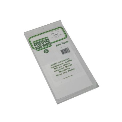 Evergreen Scale Models 9006 Clear Sheet .010 X 6 X 12 (2)