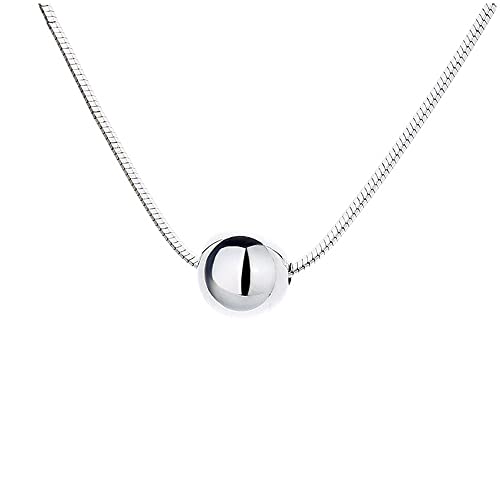 Collier en argent sterling avec perle simple et élégante pour sublimer votre cou